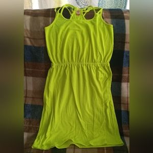 No Boundaries neon yellow dress